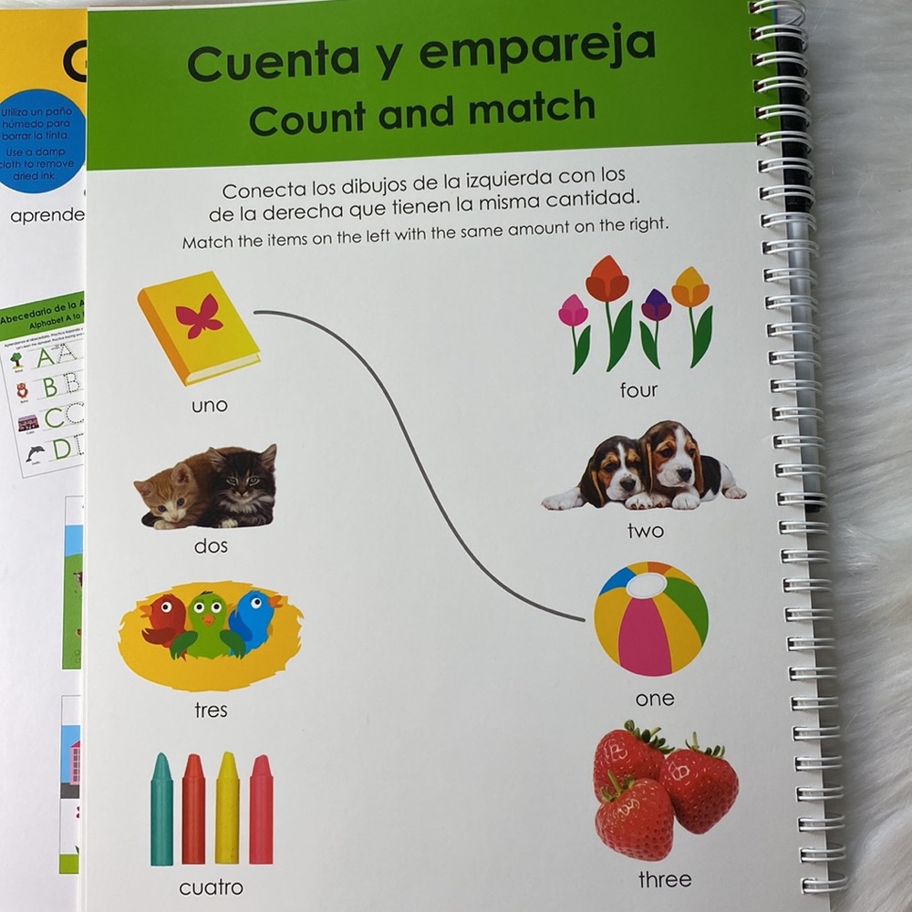 Listos para la escuela/Ready for School Workbook Bilingual English/Spanish - Picture 10 of 16